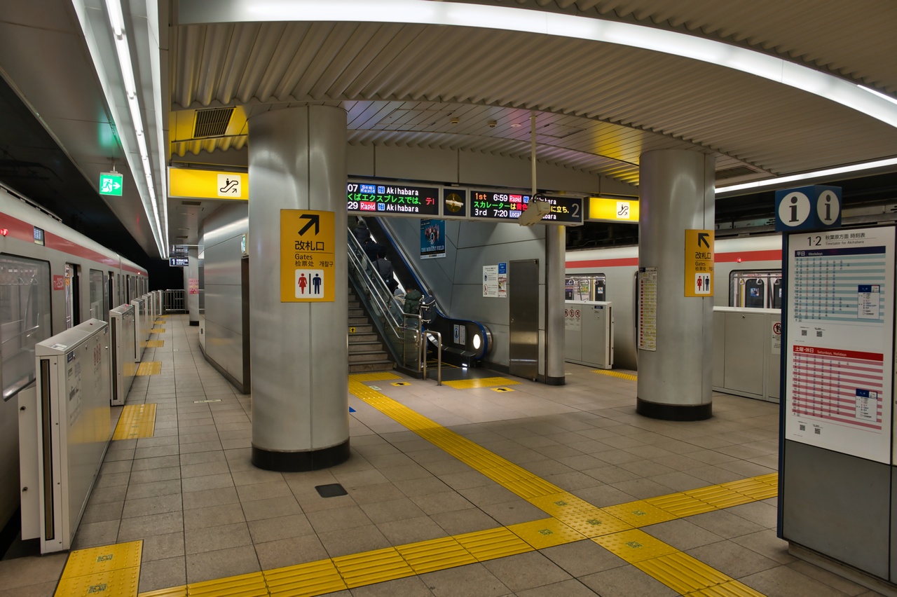 つくば駅のホーム