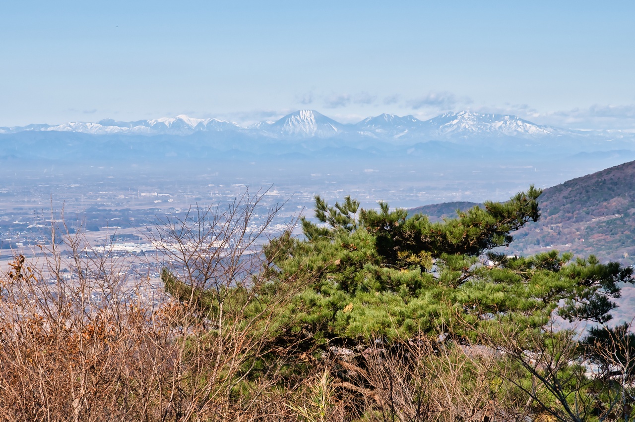 宝篋山から見た日光連山