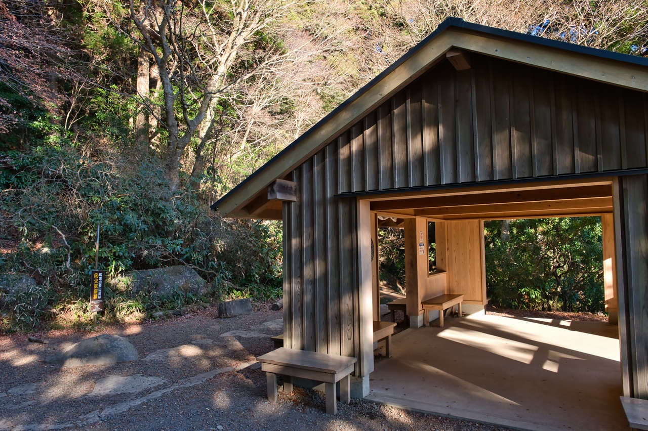 筑波山 弁慶茶屋跡の東屋