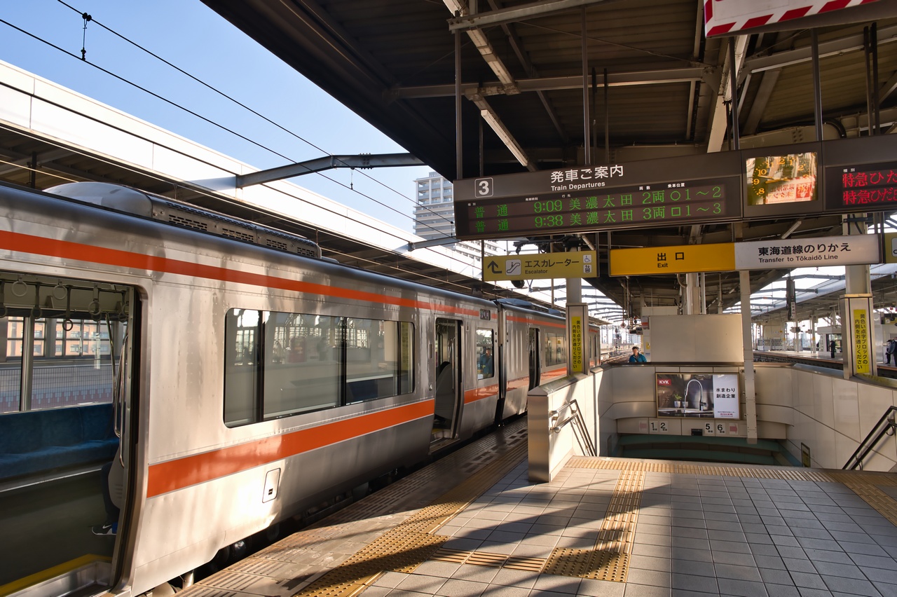 岐阜駅のホーム