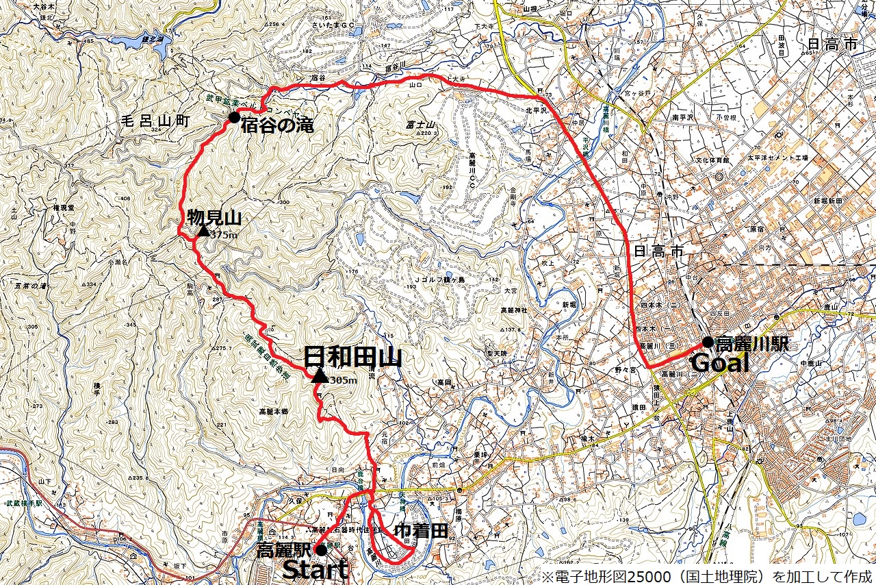 190924日和田山_map