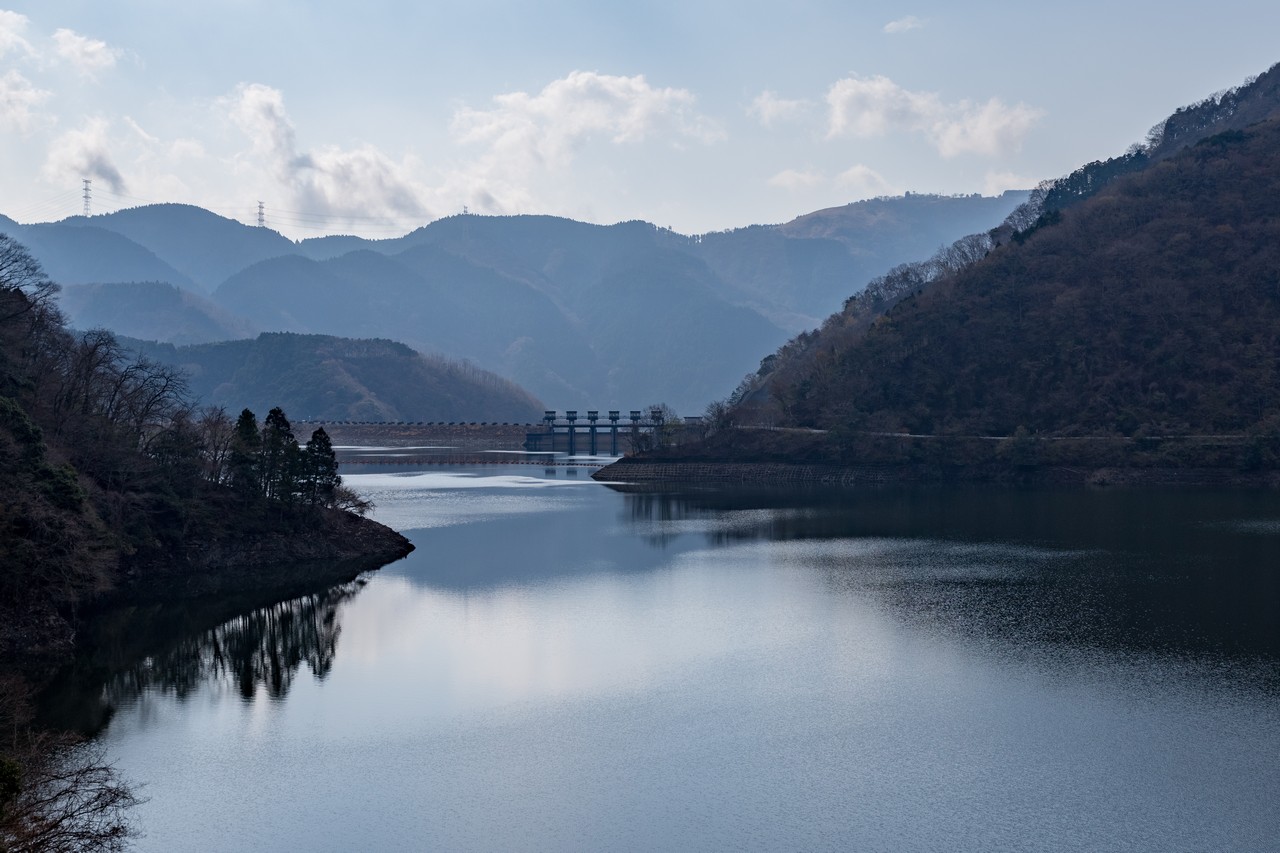 丹沢湖と三保ダム