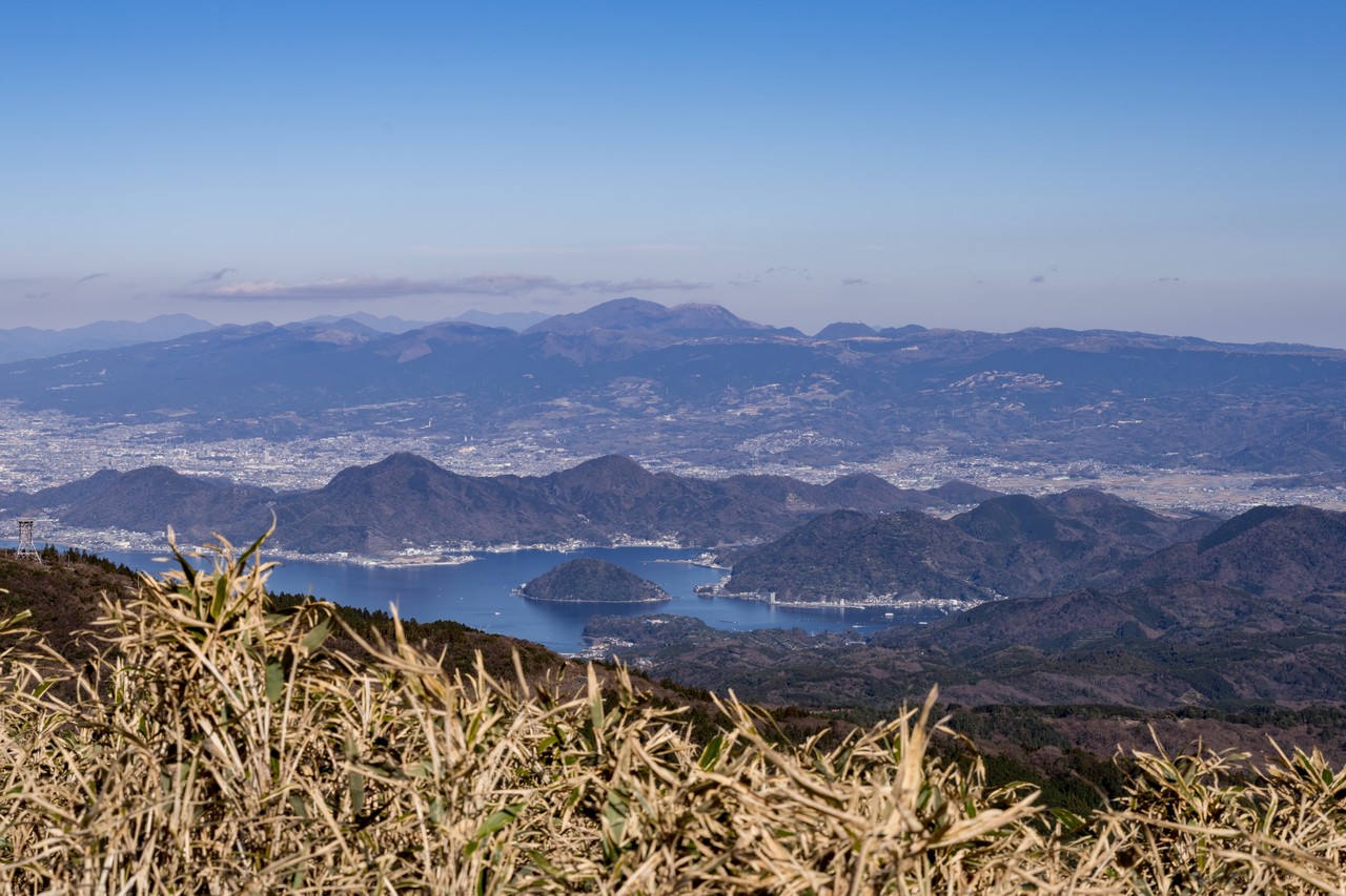 達磨山から見た箱根
