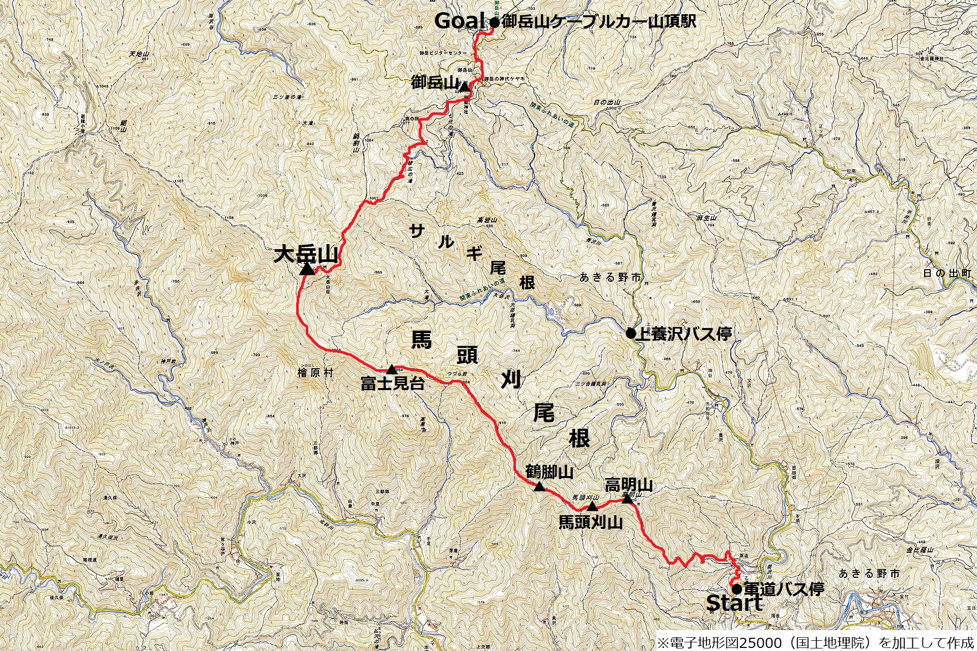 200119大岳山_map